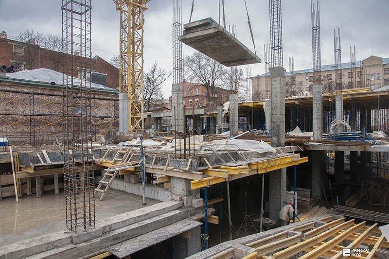 Хід будівництва ЖК Октава, лют, 2021 рік