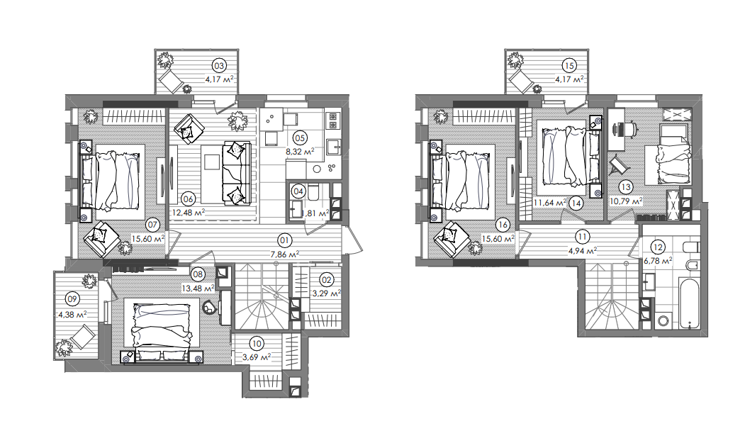 Дворівнева 133.1 м² в ЖК Creator City від 43 654 грн/м², Київ