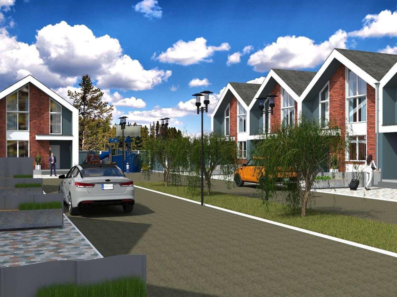 Таунхауси Grass House 2, с. Гореничі, ул. Киевская, 41