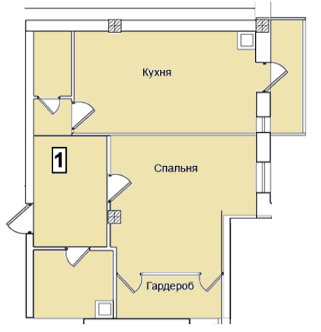 1-кімнатна 55.7 м² в ЖК English house від 26 300 грн/м², с. Крижанівка