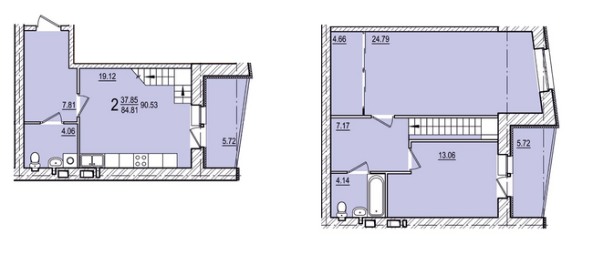 Двухуровневая 90.53 м² в ЖК Dominant от 11 000 грн/м², пгт Песочин
