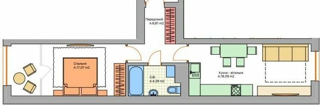 1-кімнатна 46.05 м² в ЖК Еталон від 22 500 грн/м², м. Ірпінь