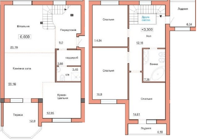 Двухуровневая 147.43 м² в ЖК Три шоколада от 18 700 грн/м², Житомир
