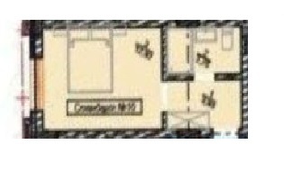 1-комнатная 18.97 м² в ЖК Silver от застройщика, г. Трускавец