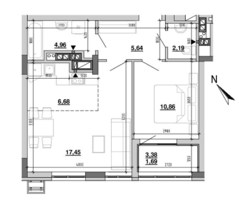 1-комнатная 49.47 м² в ЖК Містечко Підзамче от 26 393 грн/м², Львов