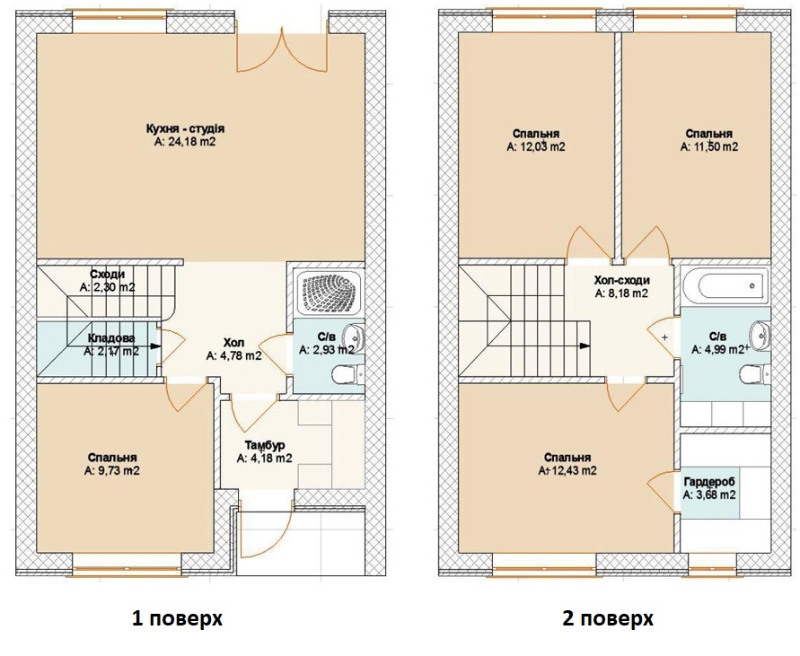 Таунхаус 105 м² в Таунхаус Brighton Town від 25 333 грн/м², м. Ірпінь