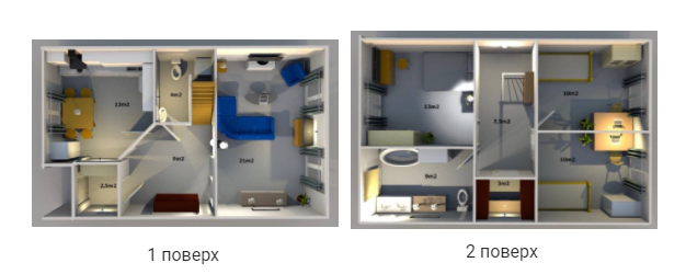Таунхаус 100 м² в Таунхауси Grass House 2 від 15 400 грн/м², с. Гореничі