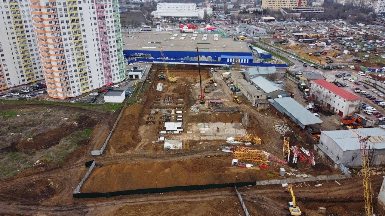 Хід будівництва ЖК Акварель-8, квіт, 2021 рік