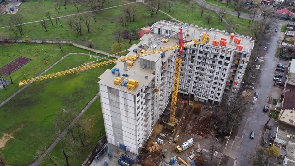 Хід будівництва ЖК Акварель-4, квіт, 2021 рік