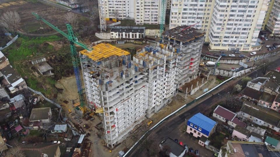 Хід будівництва ЖК Акварель-3, квіт, 2021 рік