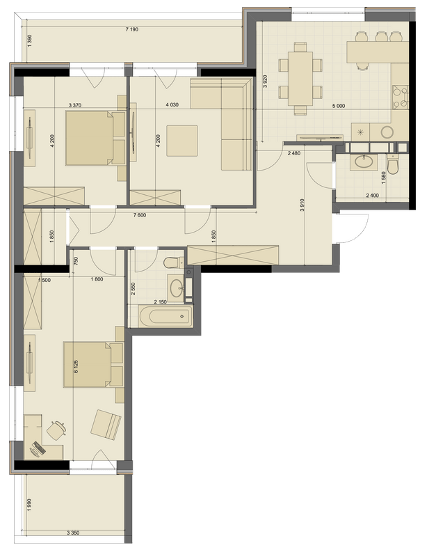 3-комнатная 108.12 м² в ЖК High Hills от 45 450 грн/м², Харьков
