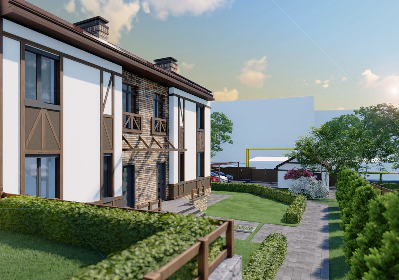 Коттеджный посёлок ENGLISH HOUSE, застройщик СК таунхауса ENGLISH HOUSE