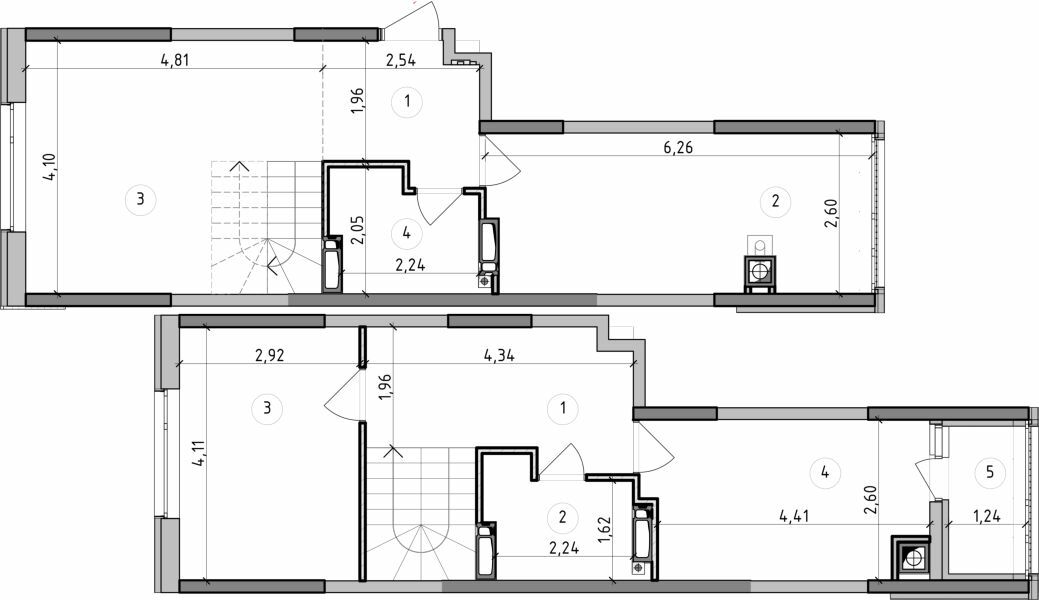 Двухуровневая 82.53 м² в ЖК Оптимісто от 22 000 грн/м², с. Гатное