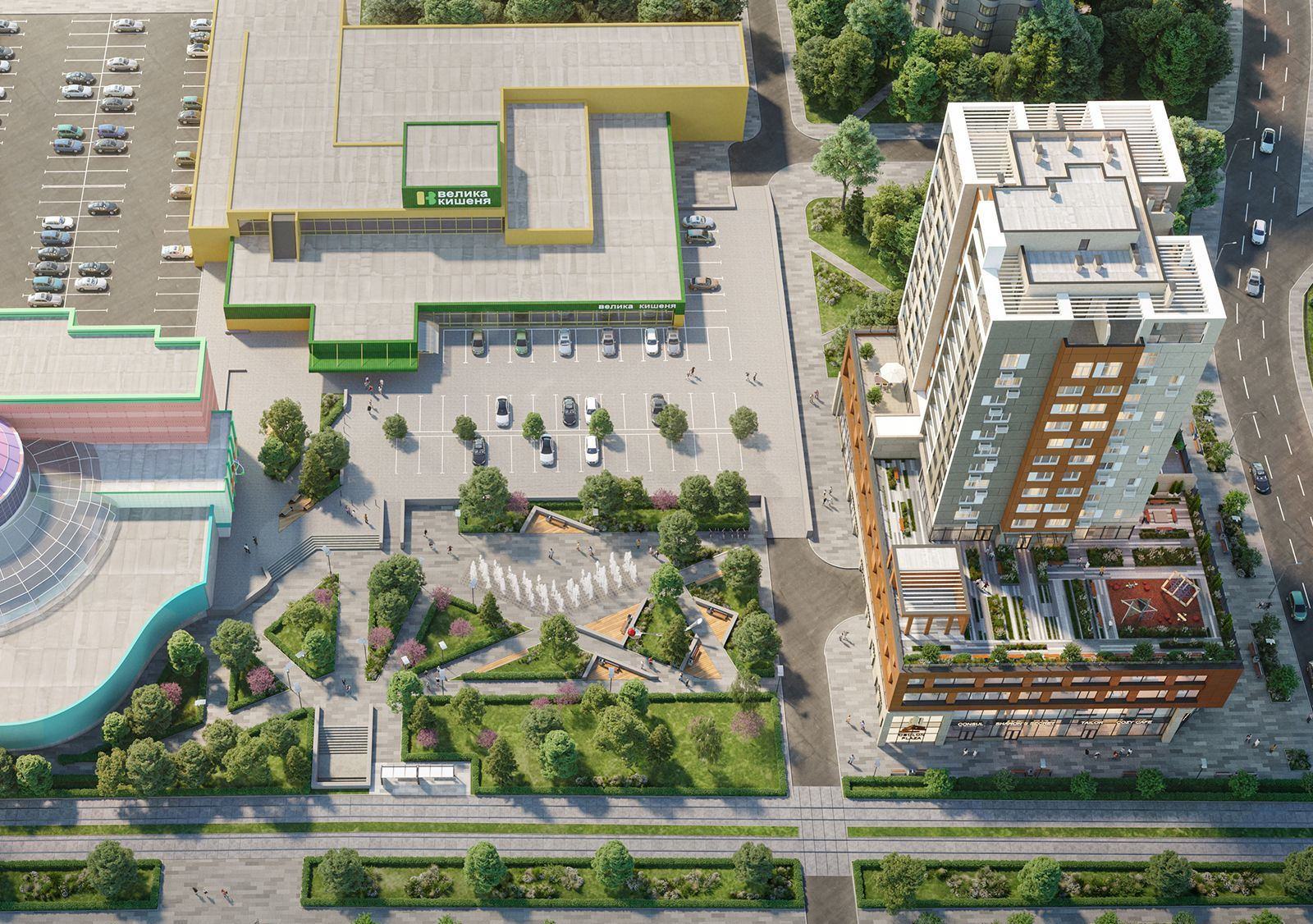 Жилой комплекс Obolon Plaza, застройщик Dragon Capital