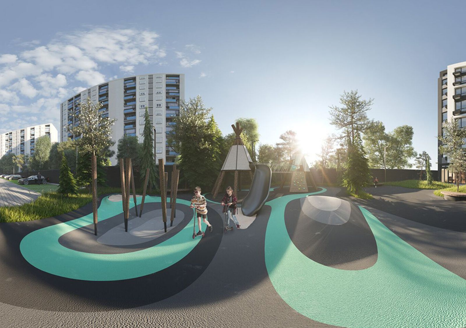 ЖК The Park Residence, Киев, ул. Дмитрия Луценко, 11, 13