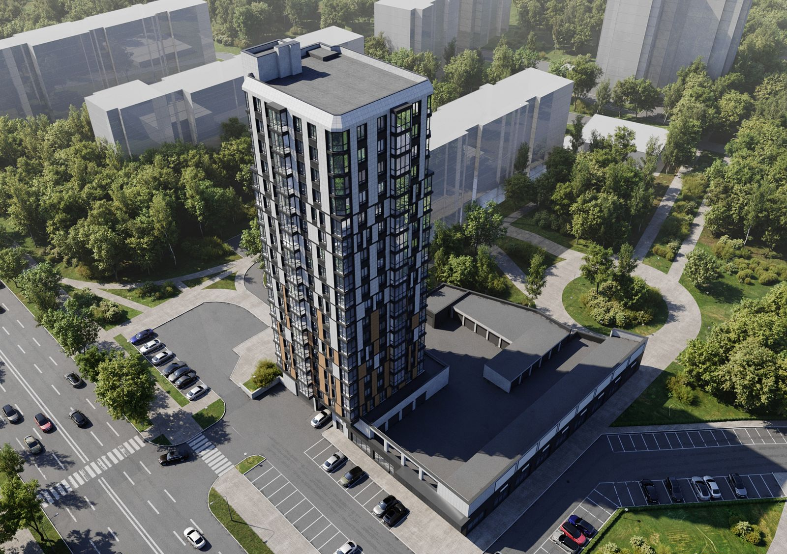 Жилой комплекс River Hall, застройщик Трест Реконструкции и Развития