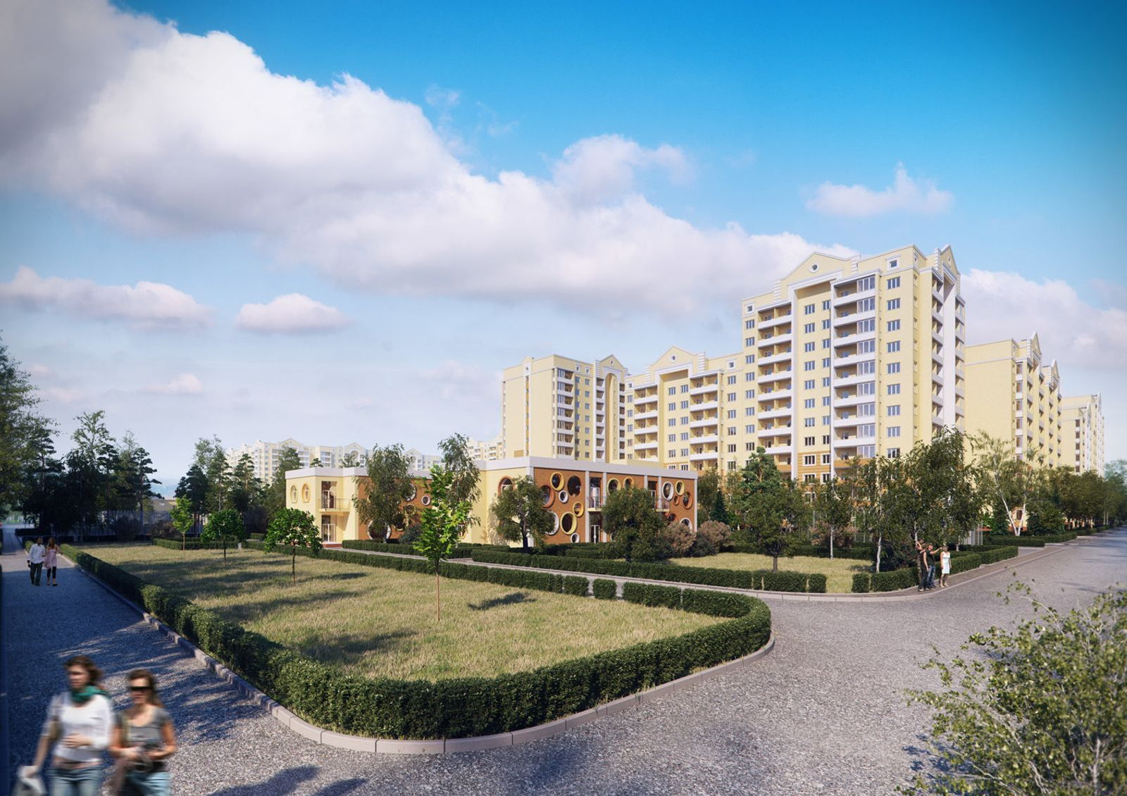 ЖК София Киевская, с. Софиевская Борщаговка, ул. Горького, 5Б, 5В, 5Г, ул. Павла Чубинского, 2, 4, 4А