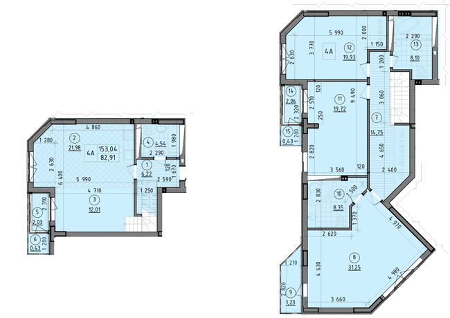 Дворівнева 153.04 м² в ЖК Зеніт від 25 000 грн/м², м. Вишгород