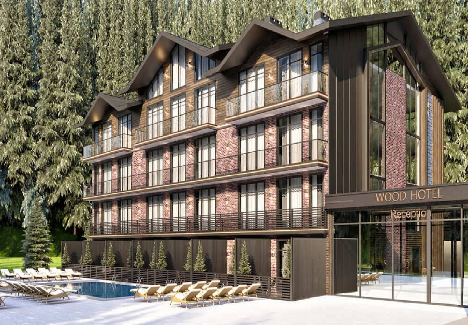 Житловий комплекс Wood Apartments, с. Яблуниця