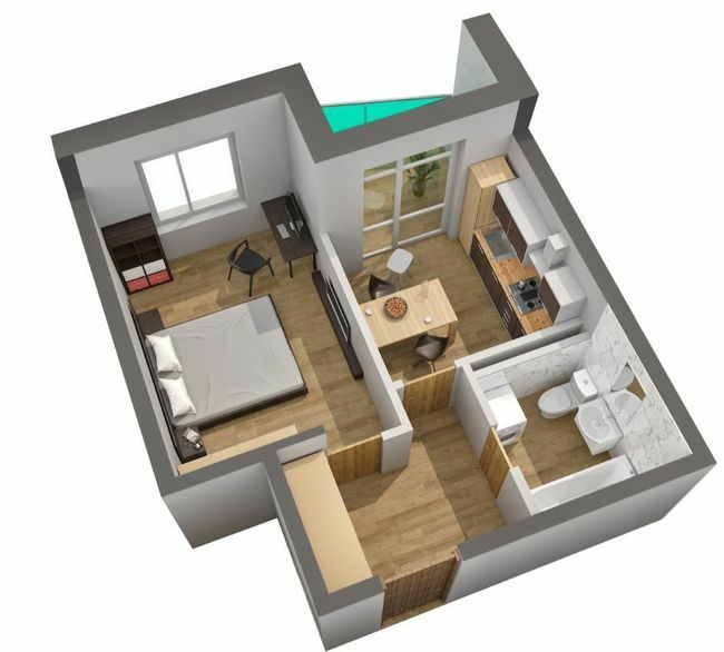 1-кімнатна 35.12 м² в ЖК Калейдоскоп від 25 200 грн/м², Одеса