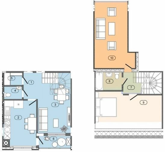 Двухуровневая 69.93 м² в ЖК RedWood от 17 100 грн/м², пгт Брюховичи