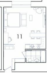 1-комнатная 38.08 м² в Апарт-комплекс Kristal Plaza от 63 550 грн/м², Львов