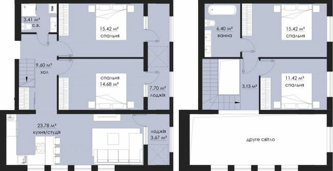 Дворівнева 114.63 м² в ЖК на Стрийській від 23 650 грн/м², Львів