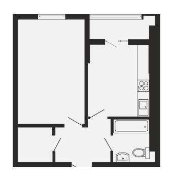 1-комнатная 44.91 м² в ЖК Национальный от 33 750 грн/м², Львов