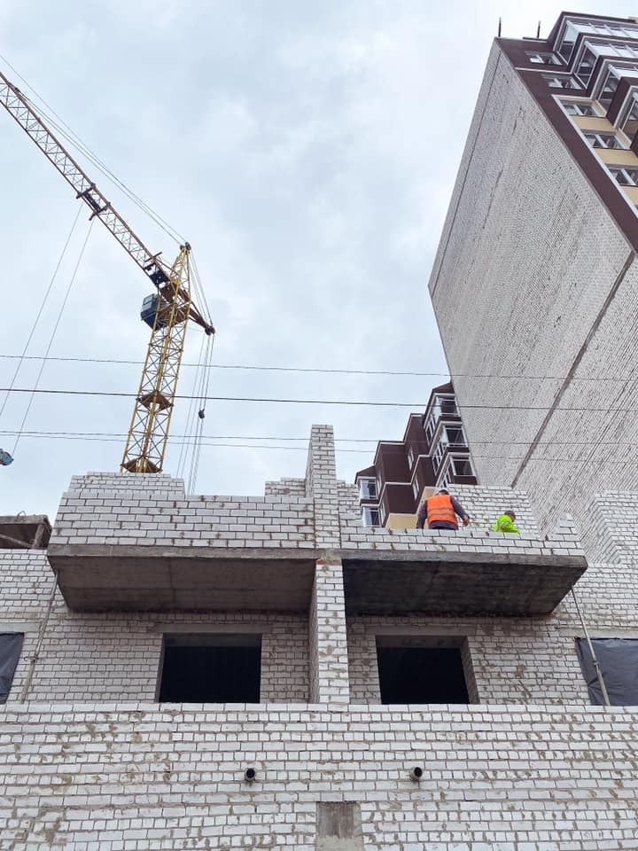 Хід будівництва ЖК Полісся 2, квіт, 2021 рік