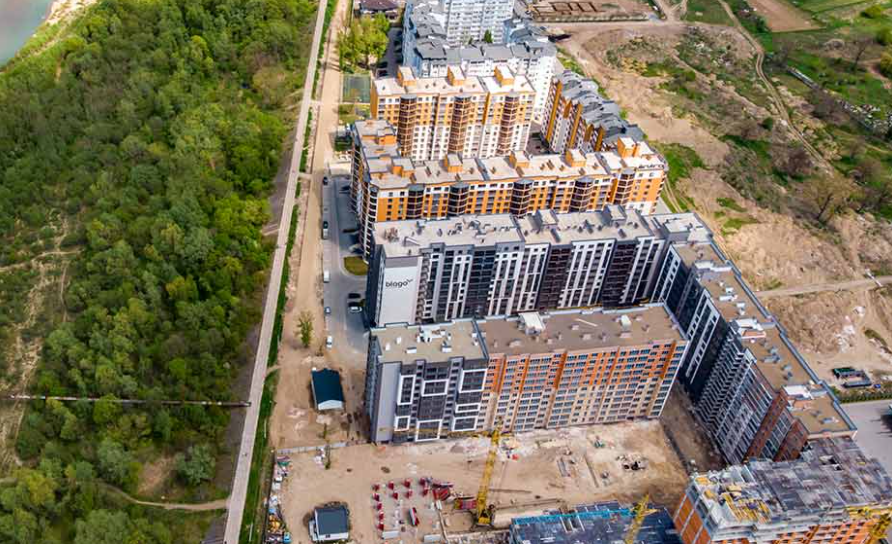 Хід будівництва ЖК Паркова алея, трав, 2021 рік