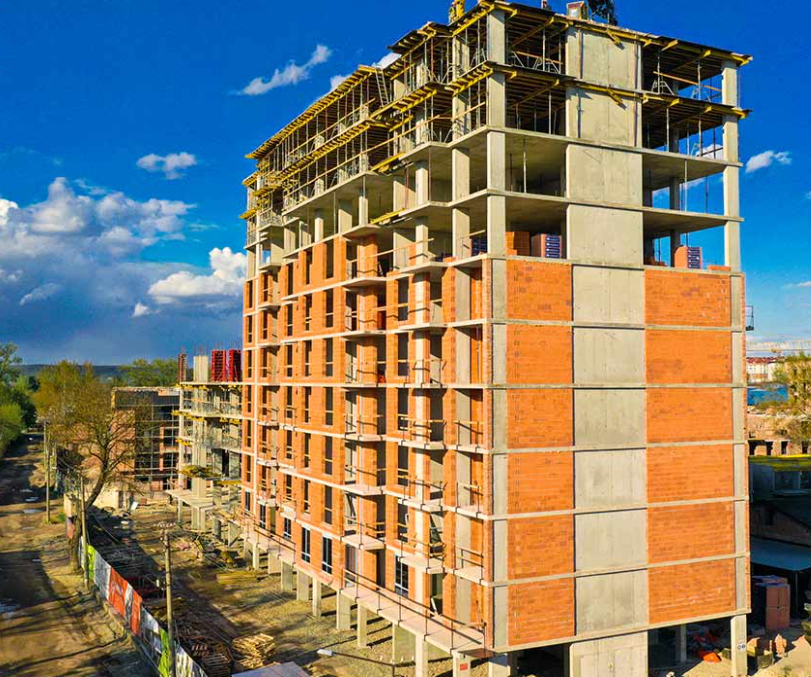 Ход строительства ЖК Family Plaza, май, 2021 год