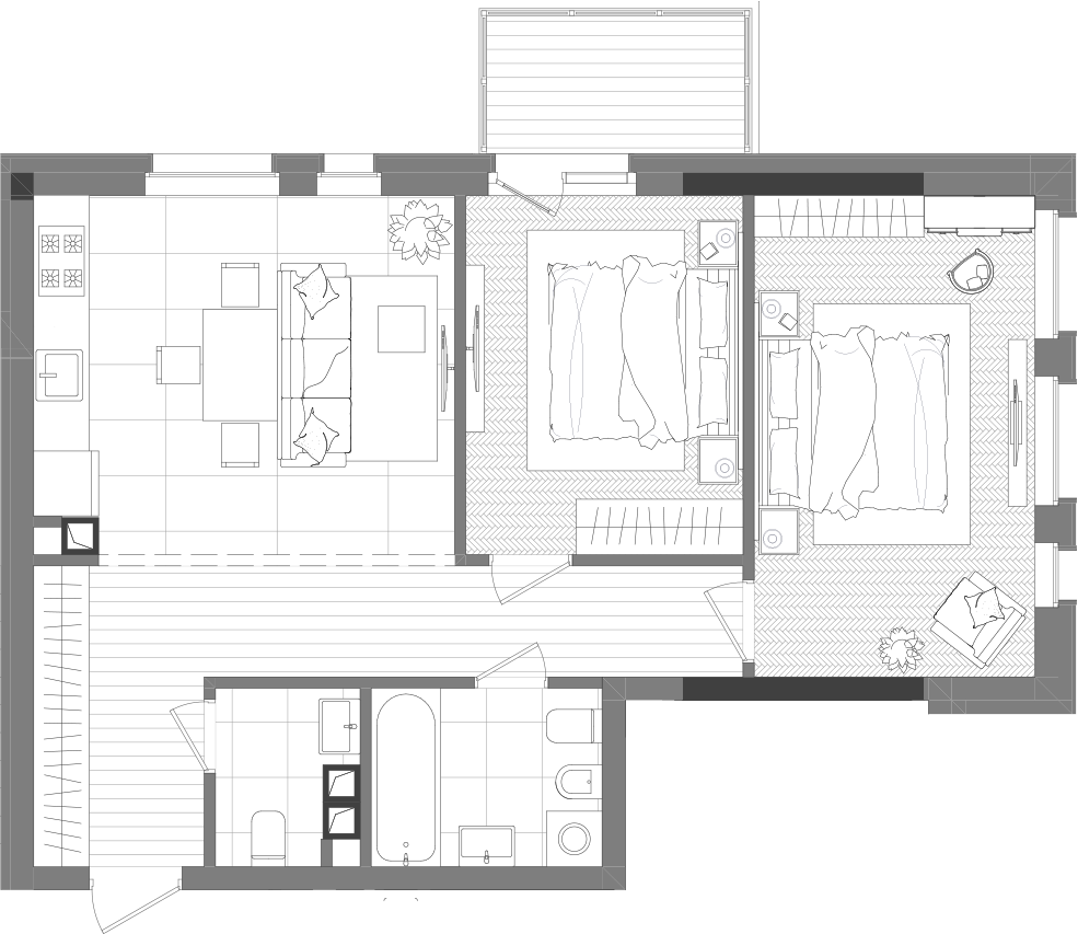 2-кімнатна 66.72 м² в ЖК Creator City від 52 200 грн/м², Київ