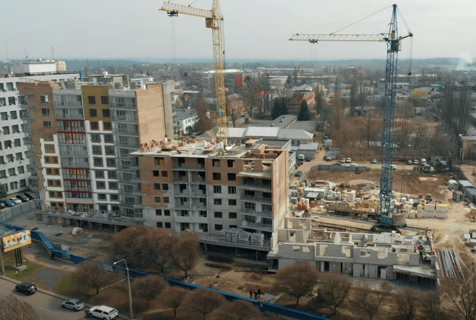 Ход строительства ЖК Европейский, апр, 2021 год