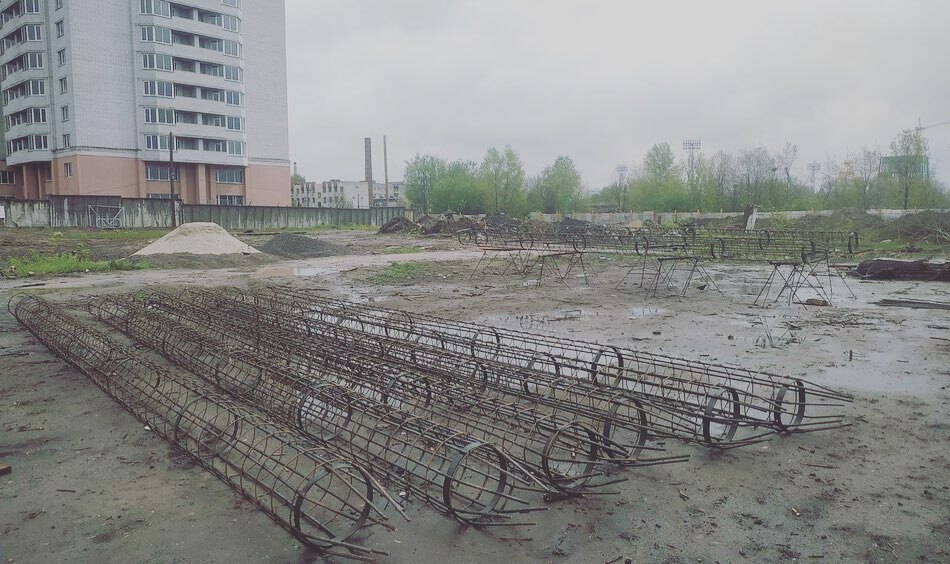 Ход строительства ЖК Родной дом, май, 2021 год