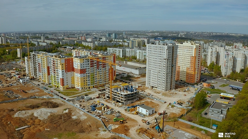 Хід будівництва ЖК Меридіан, трав, 2021 рік