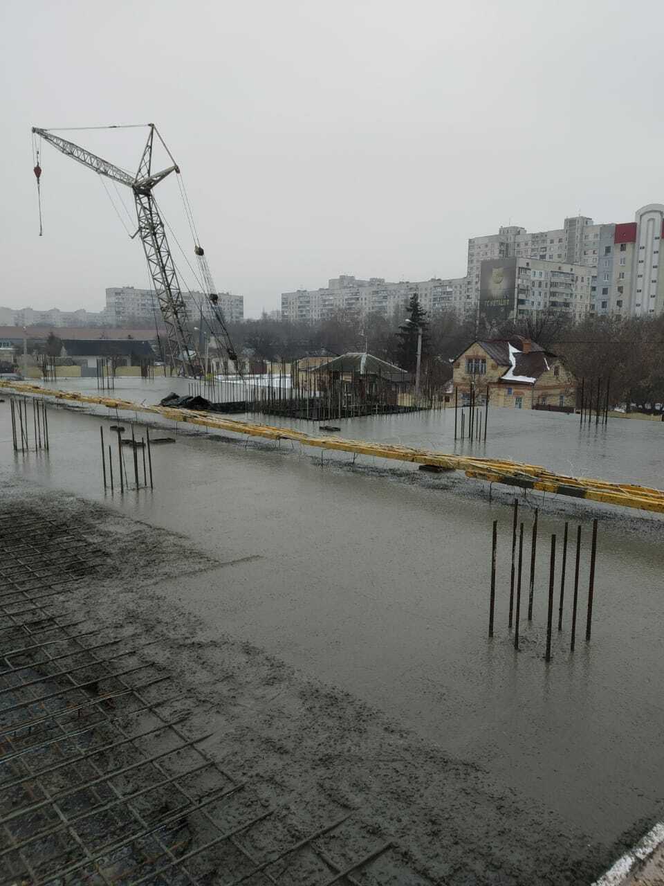 Хід будівництва ЖК Спортивний, лют, 2021 рік
