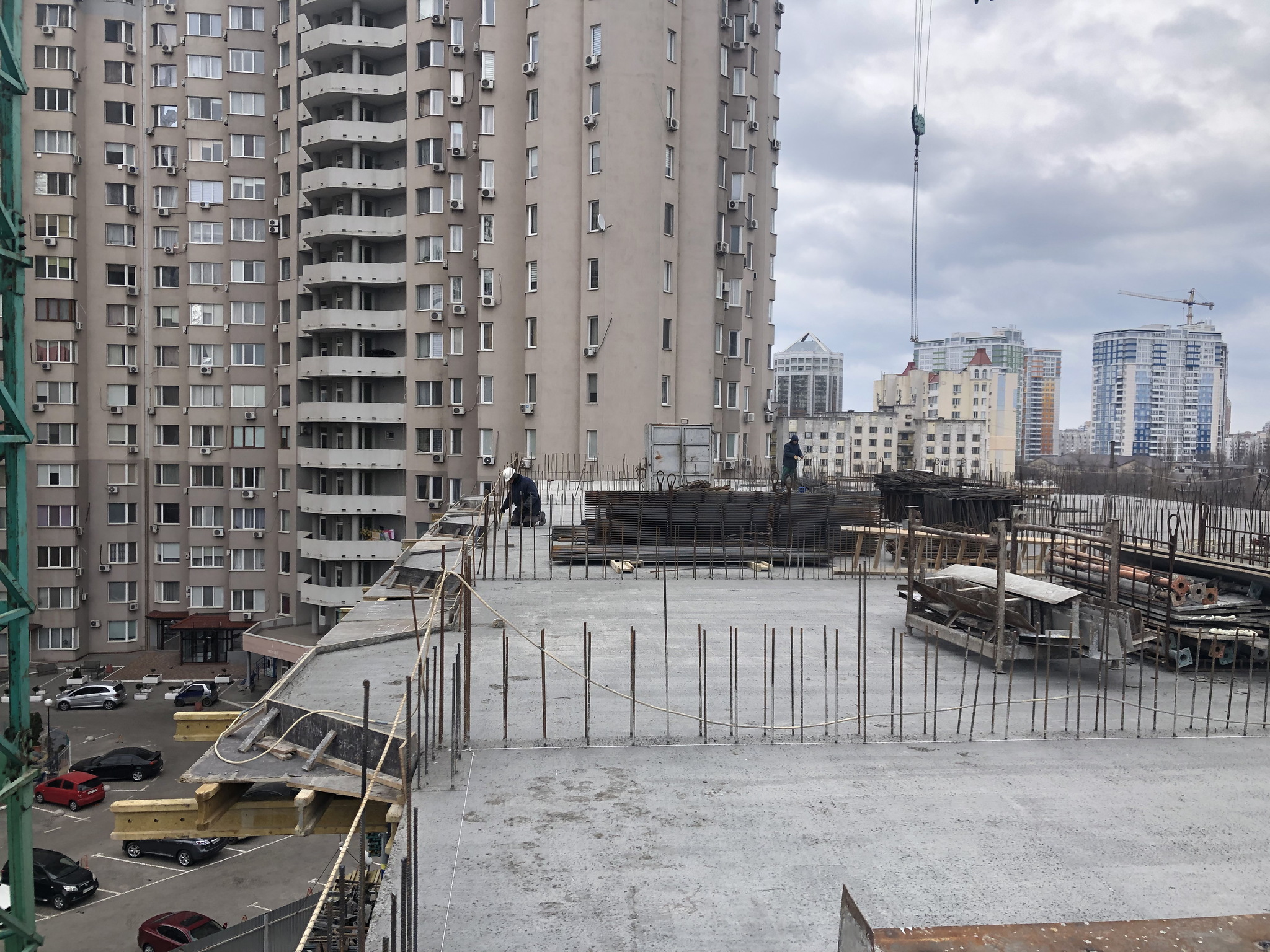 Хід будівництва ЖК Удобный, бер, 2021 рік