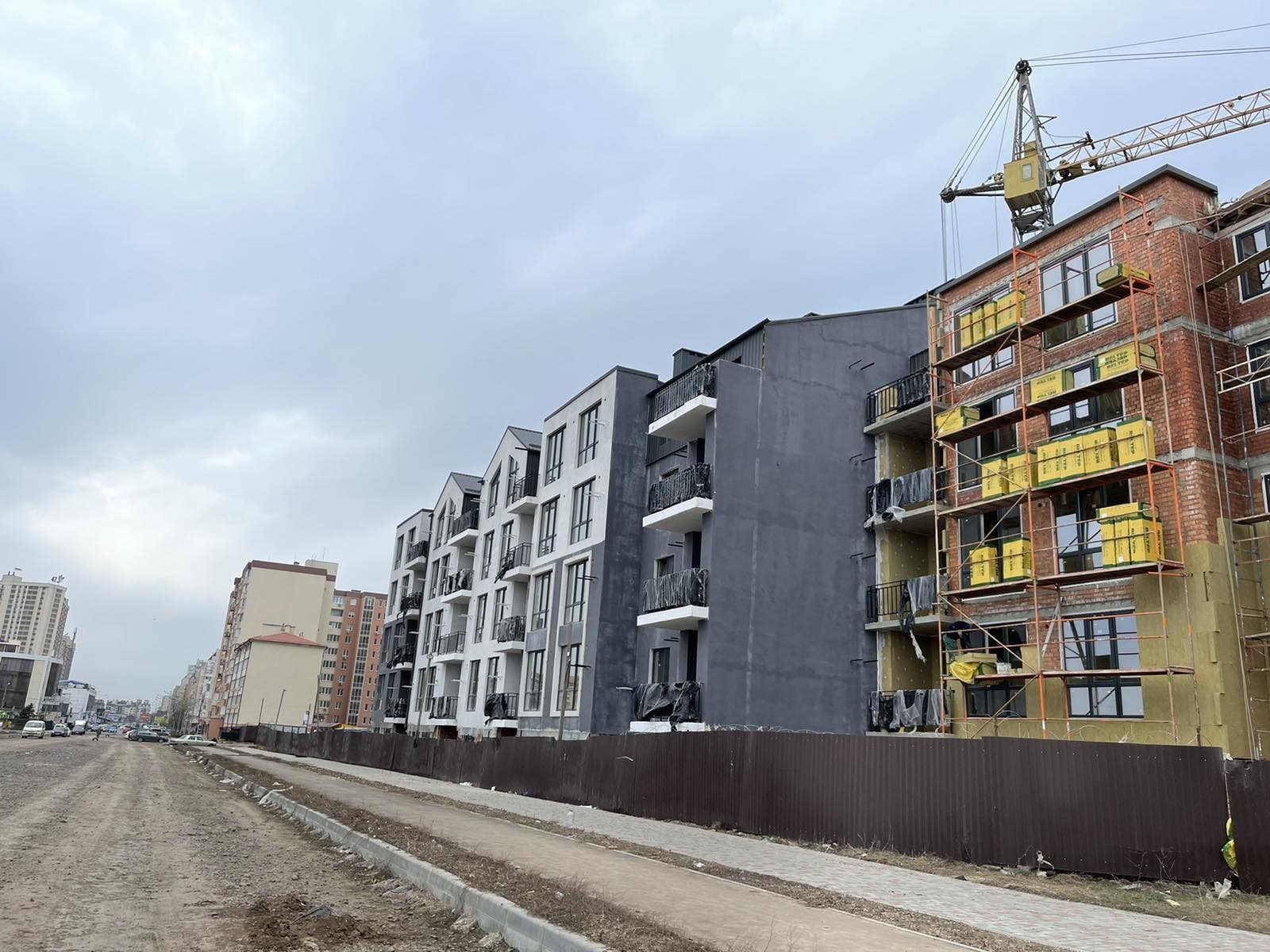 Хід будівництва ЖК Чайка Люкс, бер, 2021 рік