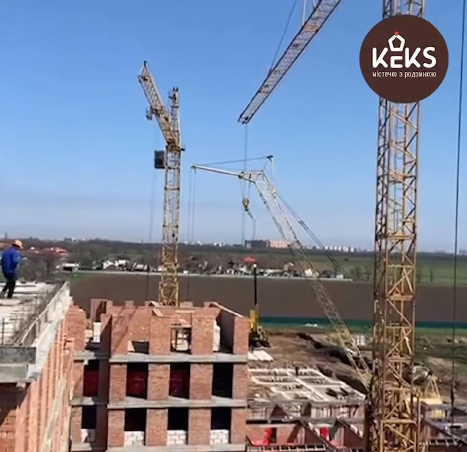 Хід будівництва ЖК KEKS, квіт, 2021 рік