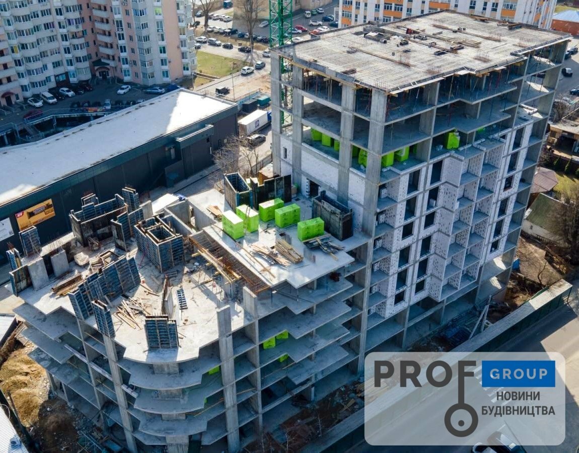 Хід будівництва ЖК Борисо-Глібський 2, квіт, 2021 рік