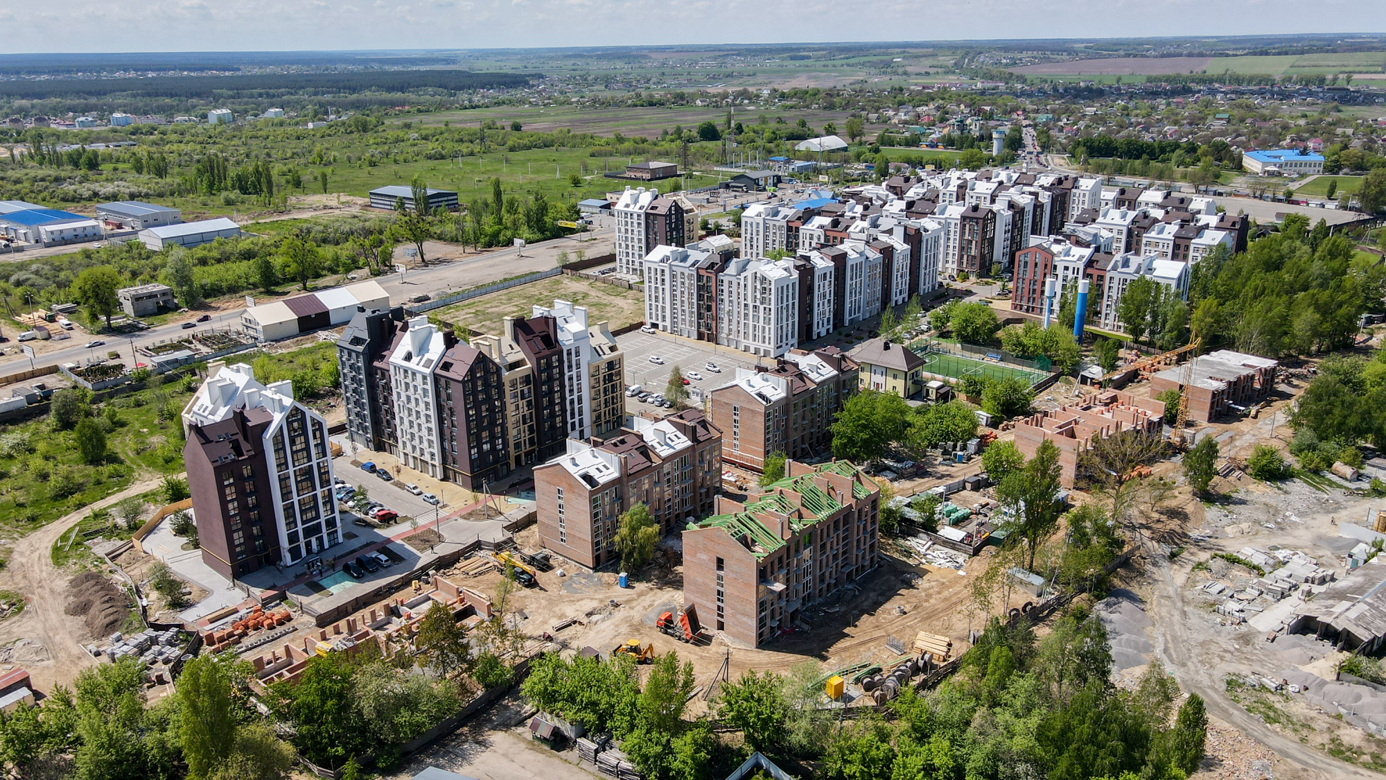 Хід будівництва ЖК Білий Шоколад.Center, трав, 2021 рік