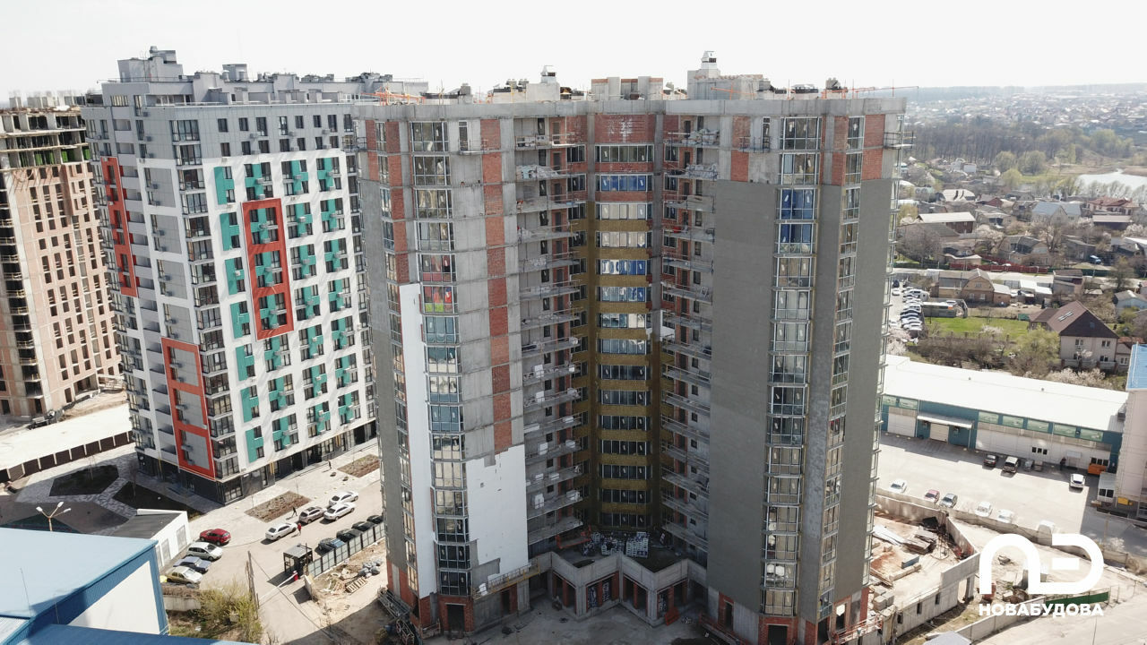 Ход строительства ЖК Crystal Avenue, апр, 2021 год