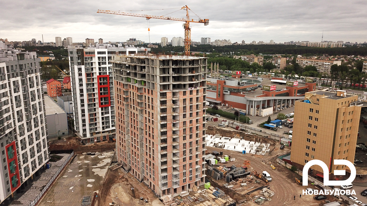Ход строительства ЖК Crystal Avenue, май, 2021 год