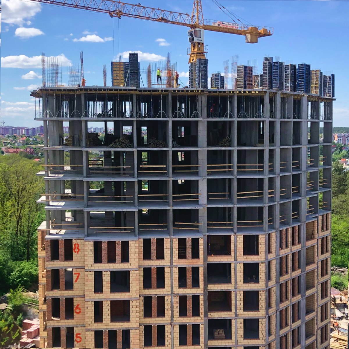 Хід будівництва ЖК Echo Park 2, трав, 2021 рік