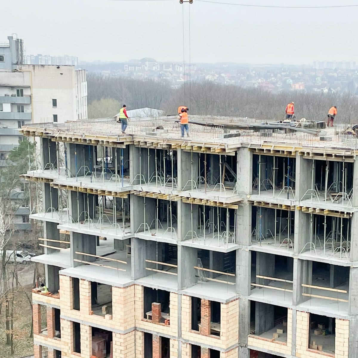 Хід будівництва ЖК Echo Park 2, трав, 2021 рік
