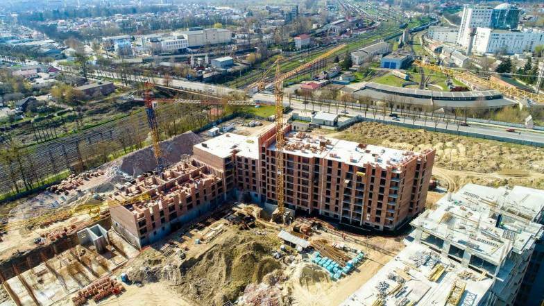 Хід будівництва ЖК Шенген, квіт, 2021 рік