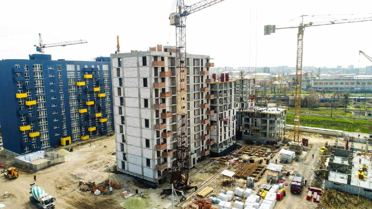 Ход строительства ЖК Ріел Сіті, апр, 2021 год