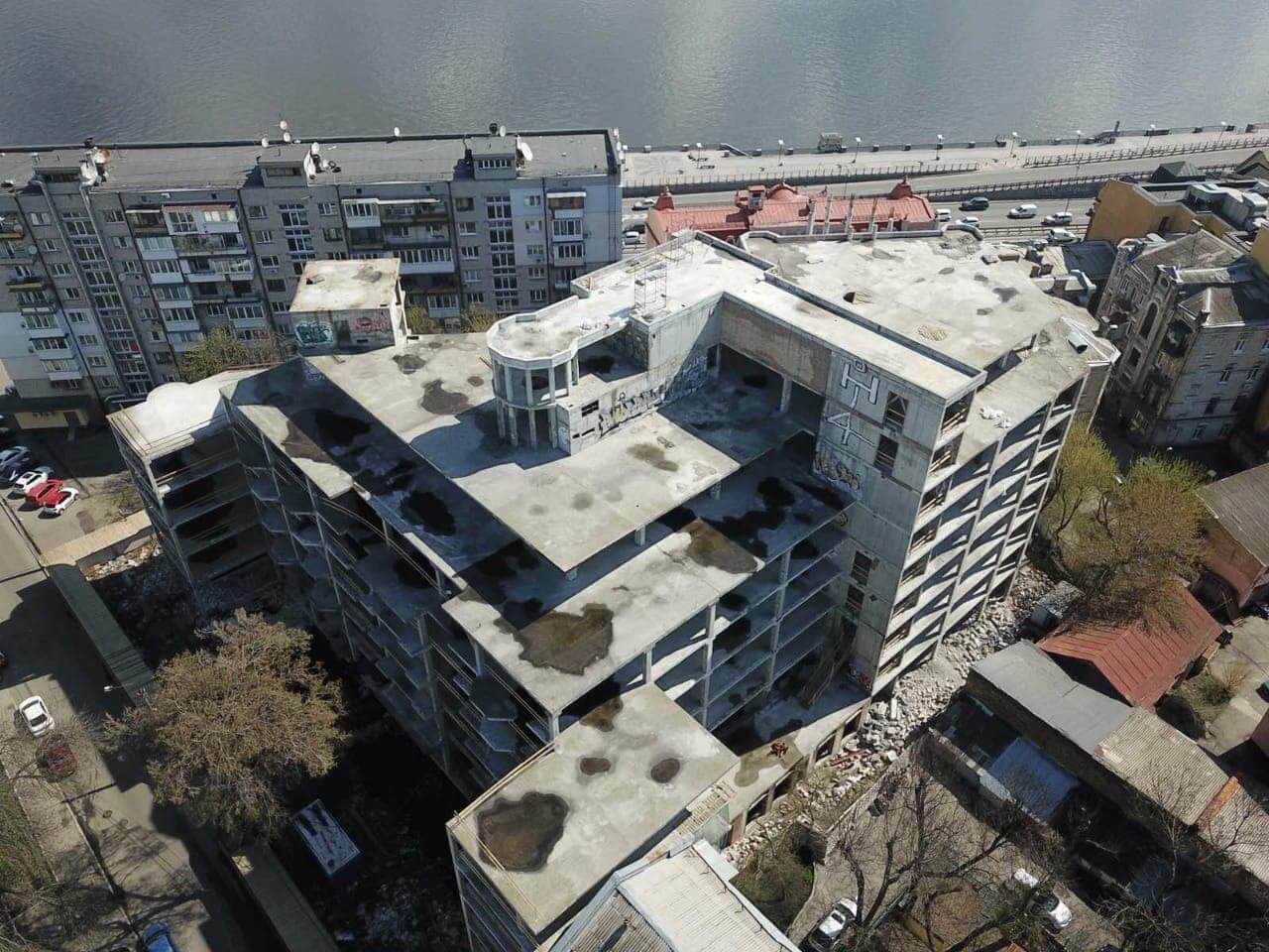 Ход строительства ЖК ANDRIYIVSKY City Space, май, 2021 год
