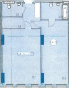 1-кімнатна 74.3 м² в ЖК Простір біля Стамбульського парка від 40 900 грн/м², Одеса