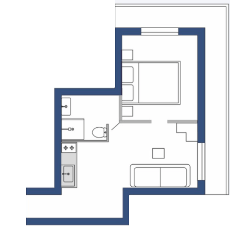 2-кімнатна 43.5 м² в ЖК Сузір'я 2020 від 14 500 грн/м², Кропивницький